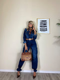 TUTA JEANS ELASTICIZZATA