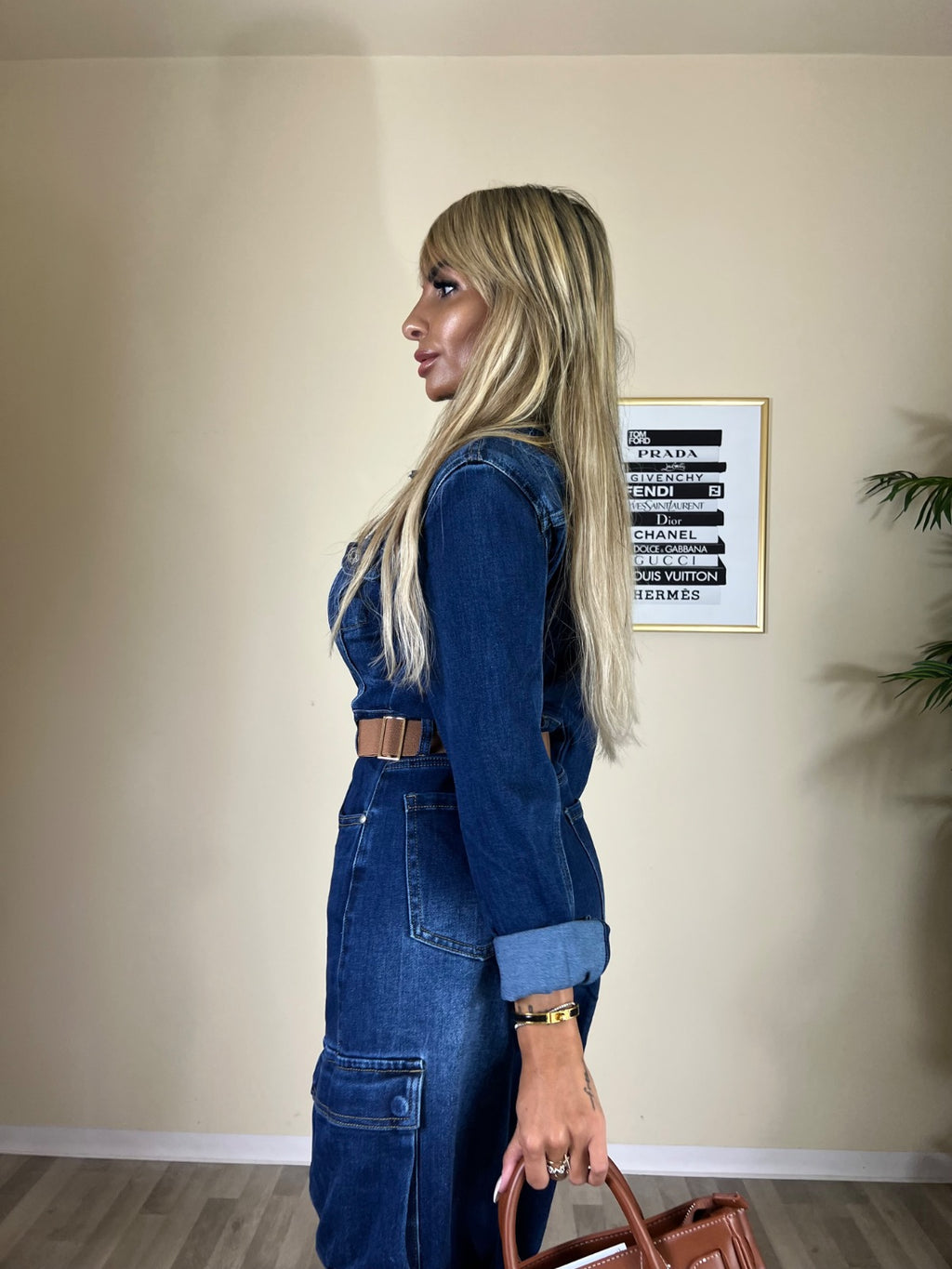 TUTA JEANS ELASTICIZZATA