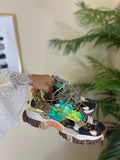 SNEAKERS - NERO MULTICOLOR