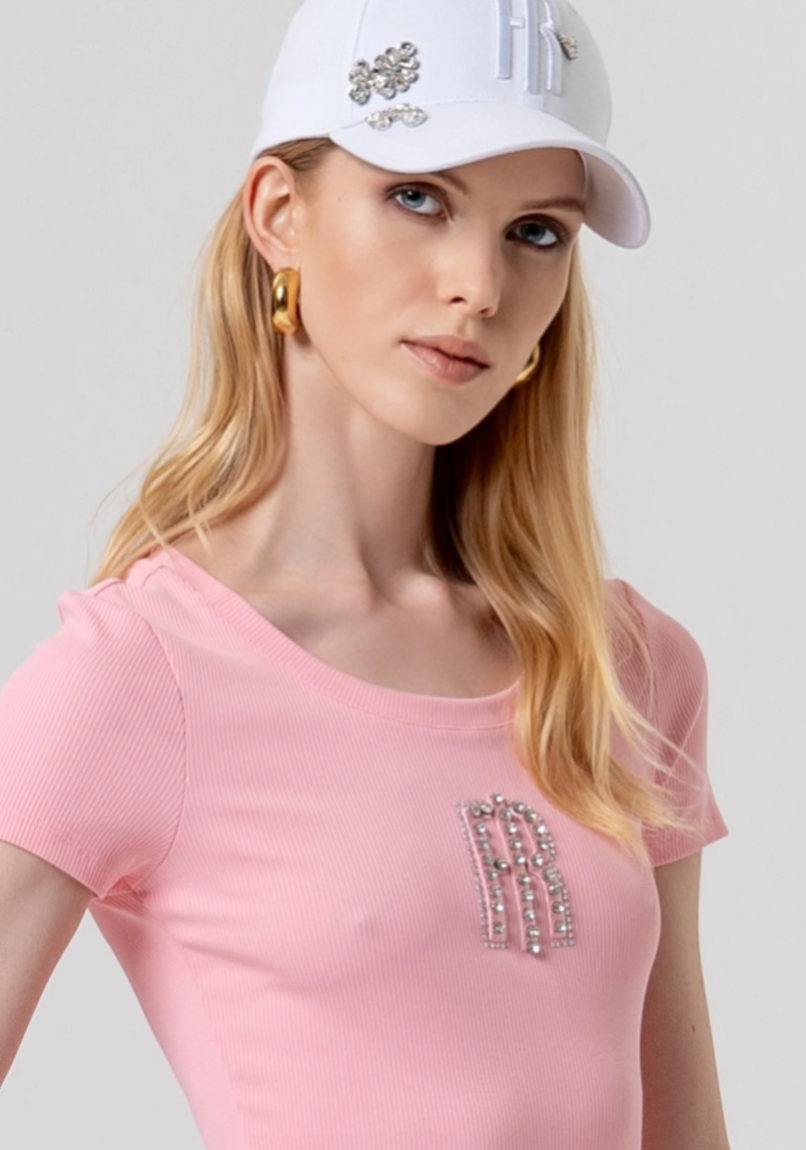 Fracomina - T-Shirt Slim A Costine