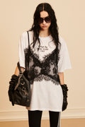 LINGERIE TEES LILA - WHITE